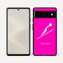 כיסוי בעיצוב אישי עם השם שלך לדגם - Google Pixel 6 5G בעיצוב קפיצת סקי אולימפית