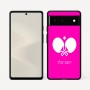 כיסוי בעיצוב אישי עם השם שלך לדגם - Google Pixel 6 5G בעיצוב פינג פונג