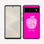 כיסוי בעיצוב אישי עם השם שלך לדגם - Google Pixel 6 5G בעיצוב הדפס תפוח