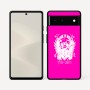 כיסוי בעיצוב אישי עם השם שלך לדגם - Google Pixel 6 5G בעיצוב רוקנרול