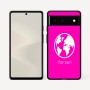 כיסוי בעיצוב אישי עם השם שלך לדגם - Google Pixel 6 5G בעיצוב עולם
