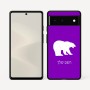 כיסוי בעיצוב אישי עם השם שלך לדגם - Google Pixel 6 5G בעיצוב דוב