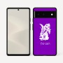 כיסוי בעיצוב אישי עם השם שלך לדגם - Google Pixel 6 5G בעיצוב ארנב מחזיק גזר