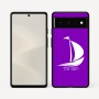 כיסוי בעיצוב אישי עם השם שלך לדגם - Google Pixel 6 5G בעיצוב סירה