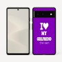 כיסוי בעיצוב אישי עם השם שלך לדגם - Google Pixel 6 5G בעיצוב אוהב את החברה שלי
