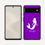 כיסוי בעיצוב אישי עם השם שלך לדגם - Google Pixel 6 5G בעיצוב בתולת ים - אישה