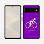 כיסוי בעיצוב אישי עם השם שלך לדגם - Google Pixel 6 5G בעיצוב אופניים אולימפיים