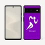 כיסוי בעיצוב אישי עם השם שלך לדגם - Google Pixel 6 5G בעיצוב רצים אולימפיים
