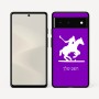 כיסוי בעיצוב אישי עם השם שלך לדגם - Google Pixel 6 5G בעיצוב שחקן פולו - סוס