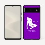 כיסוי בעיצוב אישי עם השם שלך לדגם - Google Pixel 6 5G בעיצוב סקי