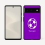 כיסוי בעיצוב אישי עם השם שלך לדגם - Google Pixel 6 5G בעיצוב כדורגל כדור כדורגל