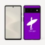 כיסוי בעיצוב אישי עם השם שלך לדגם - Google Pixel 6 5G בעיצוב גלישה - גלישה