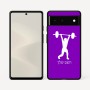 כיסוי בעיצוב אישי עם השם שלך לדגם - Google Pixel 6 5G בעיצוב הרמת משקולות