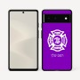 כיסוי בעיצוב אישי עם השם שלך לדגם - Google Pixel 6 5G בעיצוב כבאי - תגית