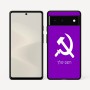 כיסוי בעיצוב אישי עם השם שלך לדגם - Google Pixel 6 5G בעיצוב פטיש ומגל