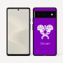 כיסוי בעיצוב אישי עם השם שלך לדגם - Google Pixel 6 5G בעיצוב פרחי קרן