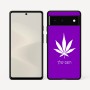 כיסוי בעיצוב אישי עם השם שלך לדגם - Google Pixel 6 5G בעיצוב עלה מריחואנה - גראס