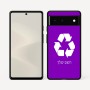 כיסוי בעיצוב אישי עם השם שלך לדגם - Google Pixel 6 5G בעיצוב למחזר