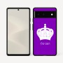 כיסוי בעיצוב אישי עם השם שלך לדגם - Google Pixel 6 5G בעיצוב כתר מלכותי