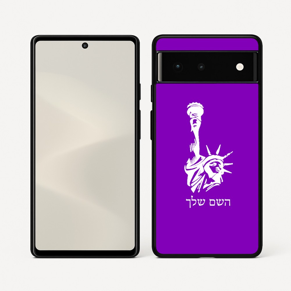 כיסוי בעיצוב אישי עם השם שלך לדגם - Google Pixel 6 5G בעיצוב פסל החירות