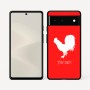 כיסוי בעיצוב אישי עם השם שלך לדגם - Google Pixel 6 5G בעיצוב תרנגול