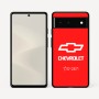 כיסוי בעיצוב אישי עם השם שלך לדגם - Google Pixel 6 5G בעיצוב שברולט