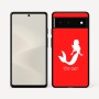 כיסוי בעיצוב אישי עם השם שלך לדגם - Google Pixel 6 5G בעיצוב בתולת ים - אישה