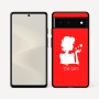 כיסוי בעיצוב אישי עם השם שלך לדגם - Google Pixel 6 5G בעיצוב אהבת נשים