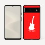 כיסוי בעיצוב אישי עם השם שלך לדגם - Google Pixel 6 5G בעיצוב גיטרה