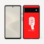 כיסוי בעיצוב אישי עם השם שלך לדגם - Google Pixel 6 5G בעיצוב מיקרופון