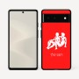 כיסוי בעיצוב אישי עם השם שלך לדגם - Google Pixel 6 5G בעיצוב מזלות - תאומים