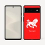 כיסוי בעיצוב אישי עם השם שלך לדגם - Google Pixel 6 5G בעיצוב מזלות - אריה