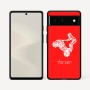 כיסוי בעיצוב אישי עם השם שלך לדגם - Google Pixel 6 5G בעיצוב רוכב טרקטורונים