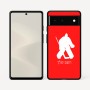 כיסוי בעיצוב אישי עם השם שלך לדגם - Google Pixel 6 5G בעיצוב הוקי שוערים