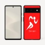 כיסוי בעיצוב אישי עם השם שלך לדגם - Google Pixel 6 5G בעיצוב רצים אולימפיים