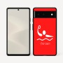 כיסוי בעיצוב אישי עם השם שלך לדגם - Google Pixel 6 5G בעיצוב כדור מים אולימפי