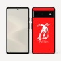 כיסוי בעיצוב אישי עם השם שלך לדגם - Google Pixel 6 5G בעיצוב ילד סקייטבורד