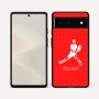 כיסוי בעיצוב אישי עם השם שלך לדגם - Google Pixel 6 5G בעיצוב שחקן טניס
