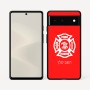 כיסוי בעיצוב אישי עם השם שלך לדגם - Google Pixel 6 5G בעיצוב כבאי - תגית