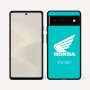 כיסוי בעיצוב אישי עם השם שלך לדגם - Google Pixel 6 5G בעיצוב הונדה