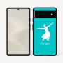 כיסוי בעיצוב אישי עם השם שלך לדגם - Google Pixel 6 5G בעיצוב בלרינה
