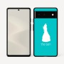 כיסוי בעיצוב אישי עם השם שלך לדגם - Google Pixel 6 5G בעיצוב נסיכה