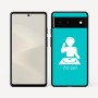 כיסוי בעיצוב אישי עם השם שלך לדגם - Google Pixel 6 5G בעיצוב אזור מוזיקה של די ג'יי