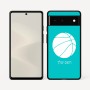 כיסוי בעיצוב אישי עם השם שלך לדגם - Google Pixel 6 5G בעיצוב כדורסל