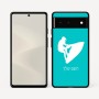 כיסוי בעיצוב אישי עם השם שלך לדגם - Google Pixel 6 5G בעיצוב אופנוע ים