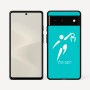 כיסוי בעיצוב אישי עם השם שלך לדגם - Google Pixel 6 5G בעיצוב כדורסל אולימפי