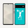 כיסוי בעיצוב אישי עם השם שלך לדגם - Google Pixel 6 5G בעיצוב הרמת משקולות