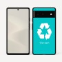 כיסוי בעיצוב אישי עם השם שלך לדגם - Google Pixel 6 5G בעיצוב למחזר