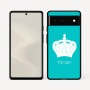 כיסוי בעיצוב אישי עם השם שלך לדגם - Google Pixel 6 5G בעיצוב כתר מלכותי