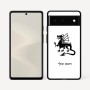 כיסוי בעיצוב אישי עם השם שלך לדגם - Google Pixel 6 5G בעיצוב דרקון